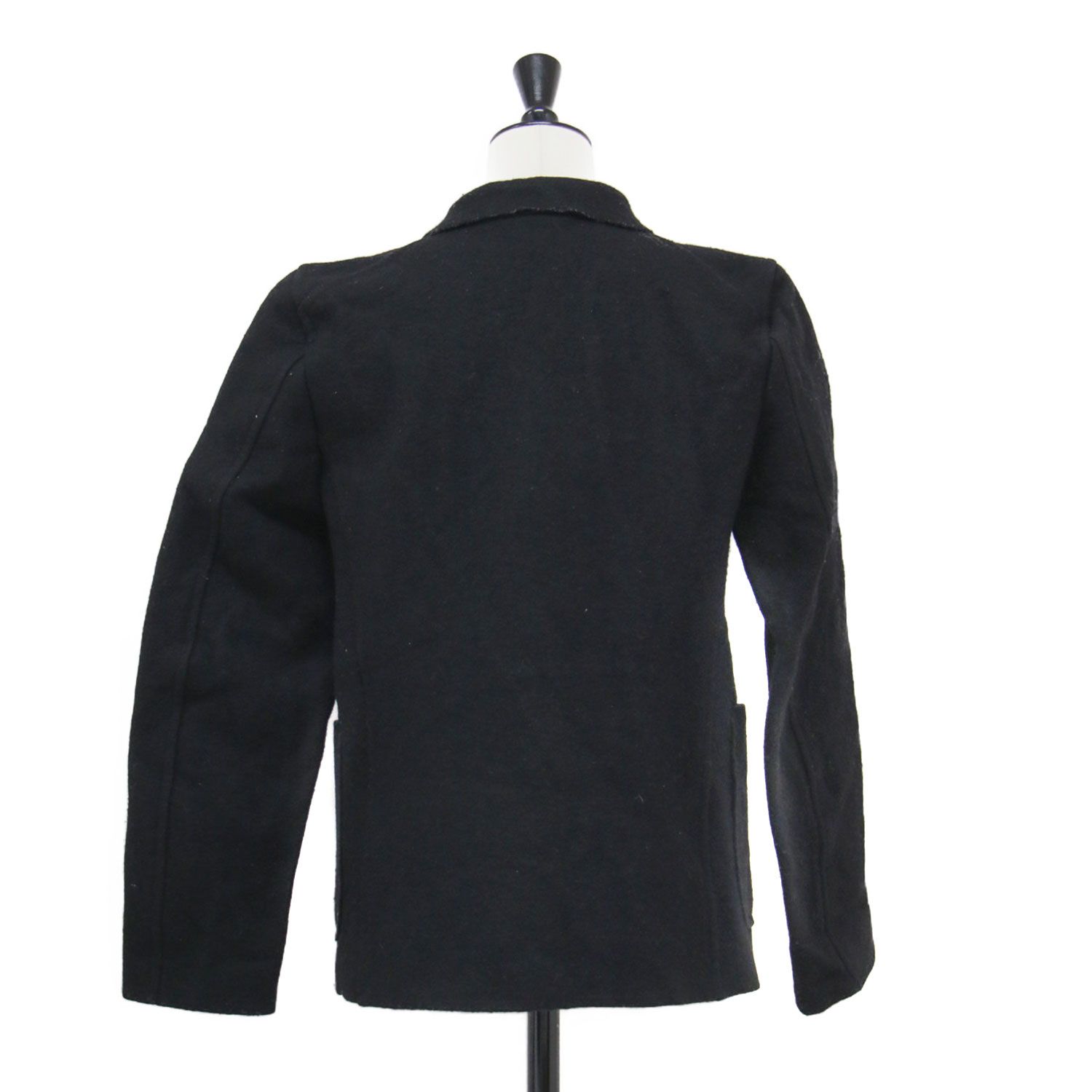 COMME des GARCONS ジャケット ブラック サイズ:S | 圧縮ウール 