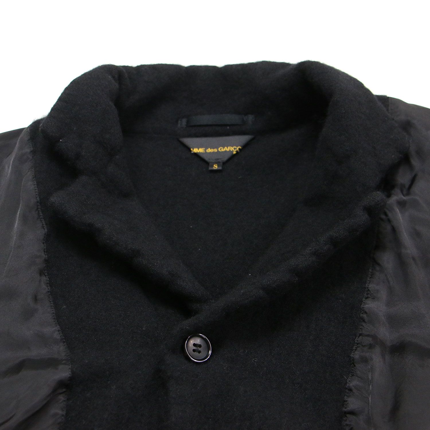 COMME des GARCONS コムデギャルソン ジャケット ブラック 黒 サイズ:S
