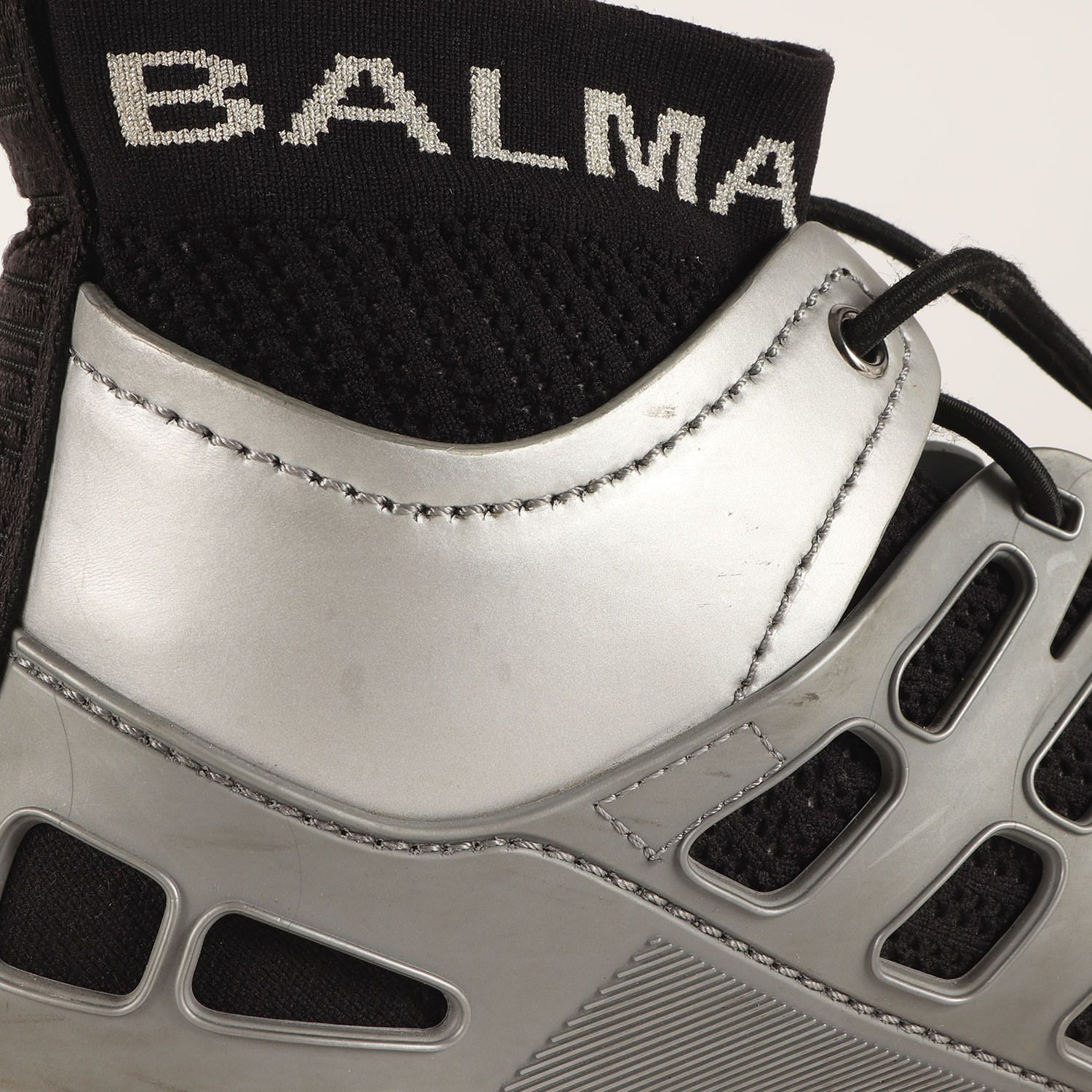 BALMAIN バルマン サイズ:記載なし(28cm位) | テックニット ハイカット 