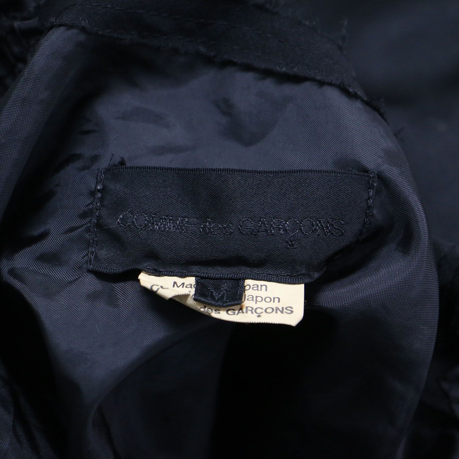 美品】COMME des GARCONS コムデギャルソン ジャケット ブラック 黒 