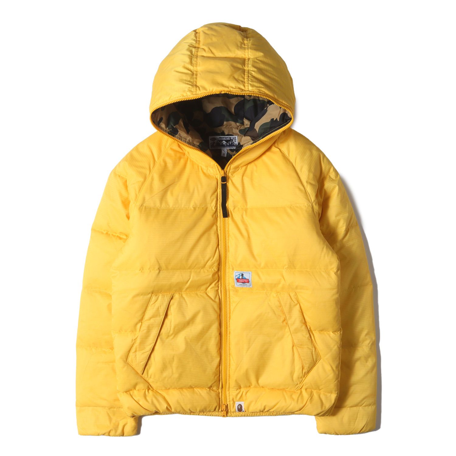 A BATHING APE エイプ 1st イエローカモ スノボジャケット L - メルカリ