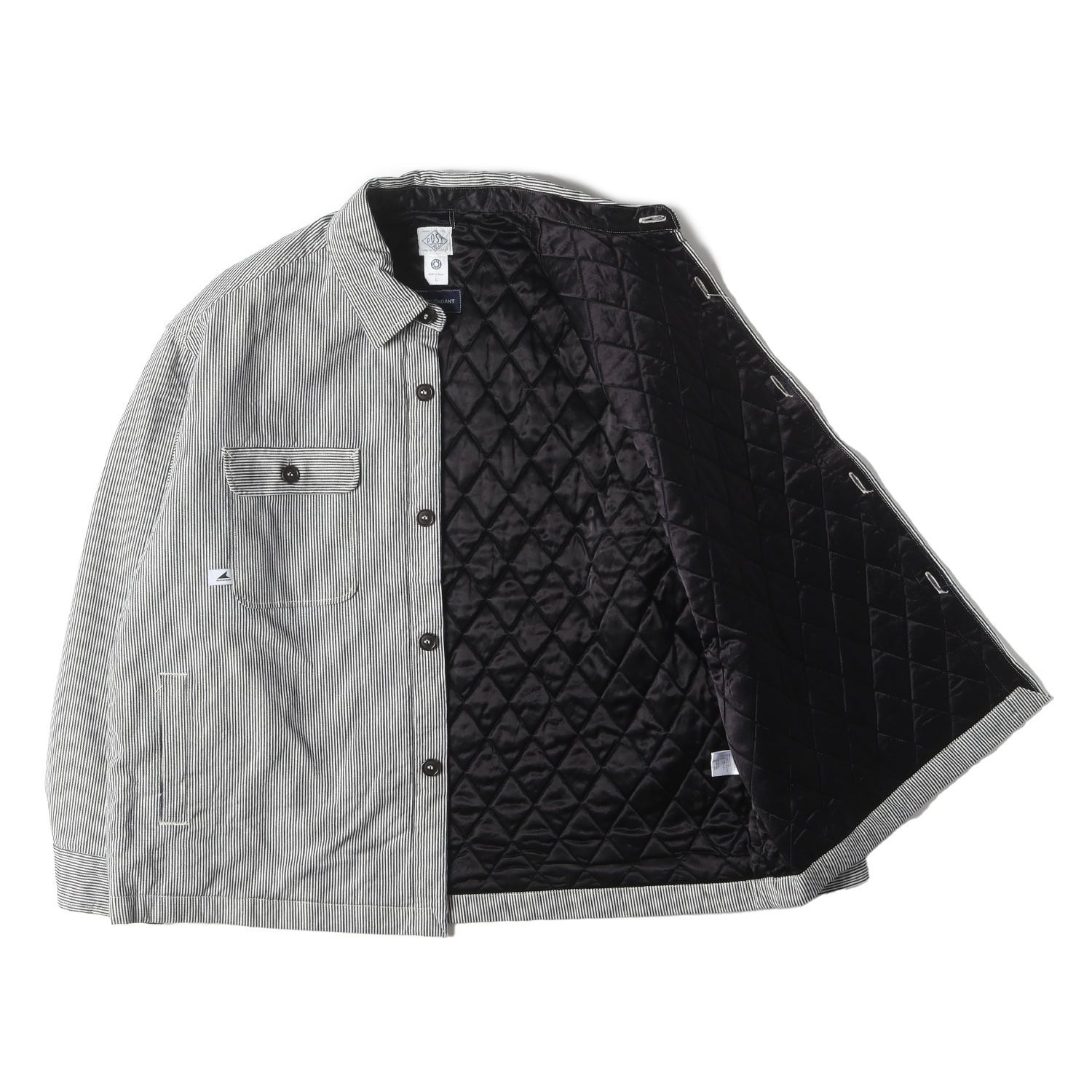 新品】DESCENDANT ディセンダント ジャケット ネイビー ホワイト