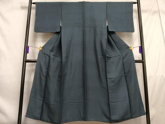 平和屋着物□上質な色無地 藍鉄色 正絹 逸品 AABE3251oa - メルカリ