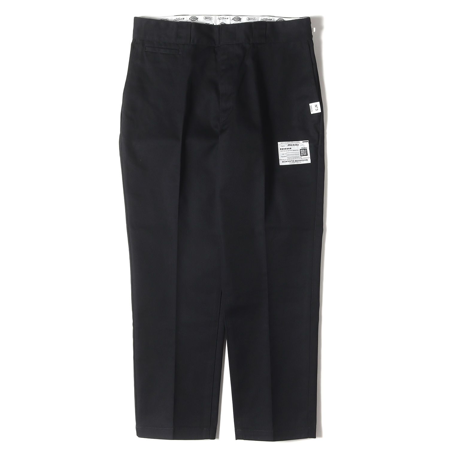 新品】MIHARA YASUHIRO ミハラヤスヒロ パンツ ブラック 黒 サイズ:46 