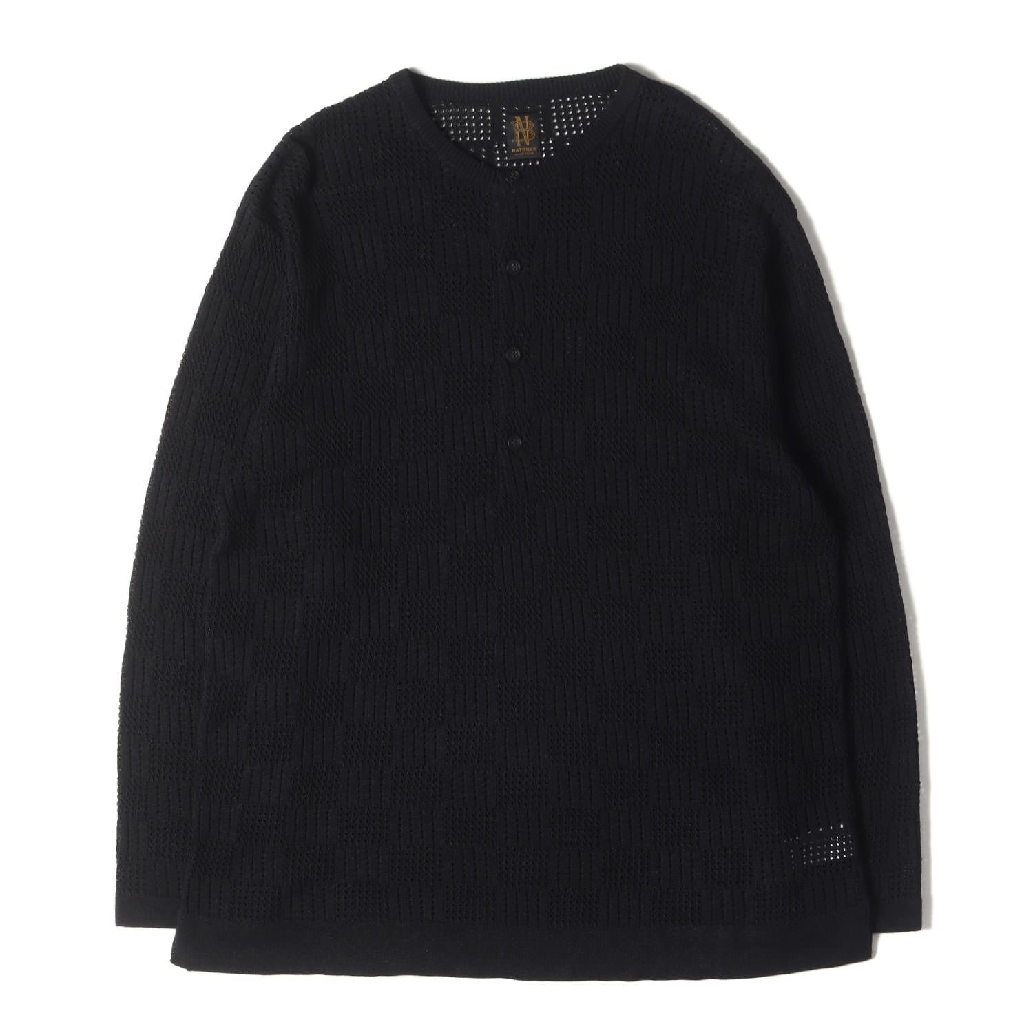 美品】BATONER バトナー ポロシャツ ブラック 黒 サイズ:3 | 24SS