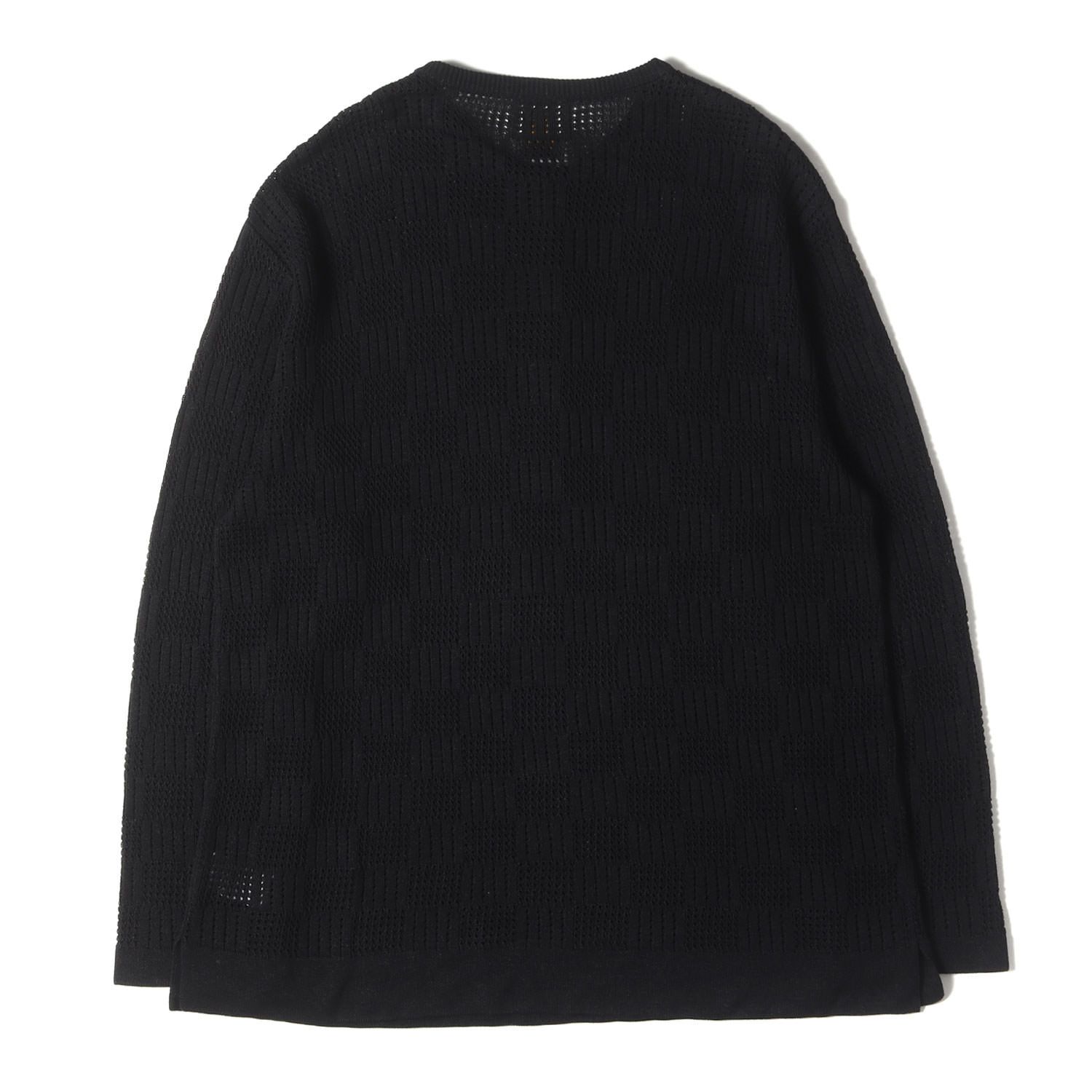 BATONER ブラック ポロネックニット 美品】BATONER バトナー ポロシャツ ブラック 黒 サイズ:3 | 24SS