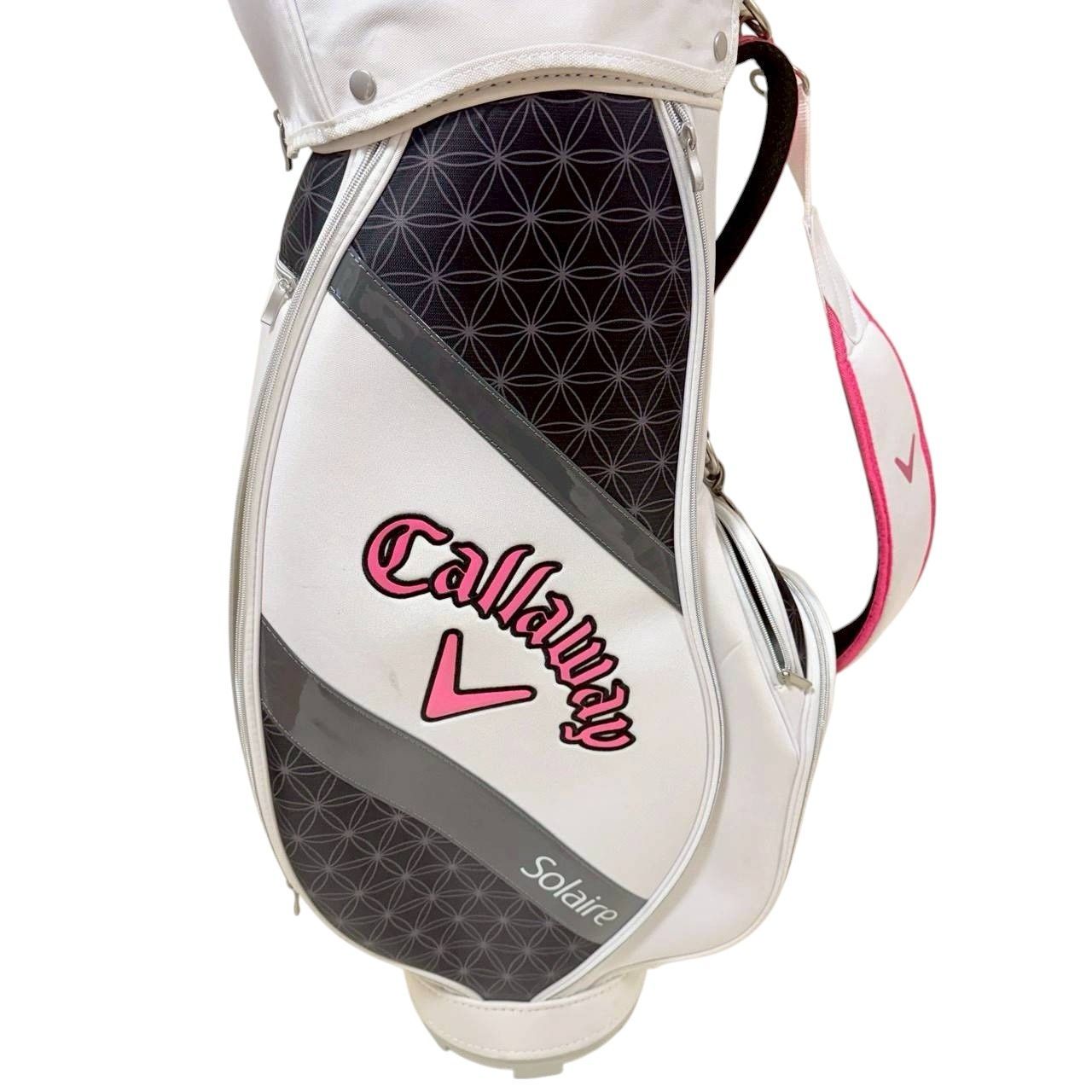 Callaway Golf - Callaway キャディバッグ ホワイト⁄グレー⁄ピンクの