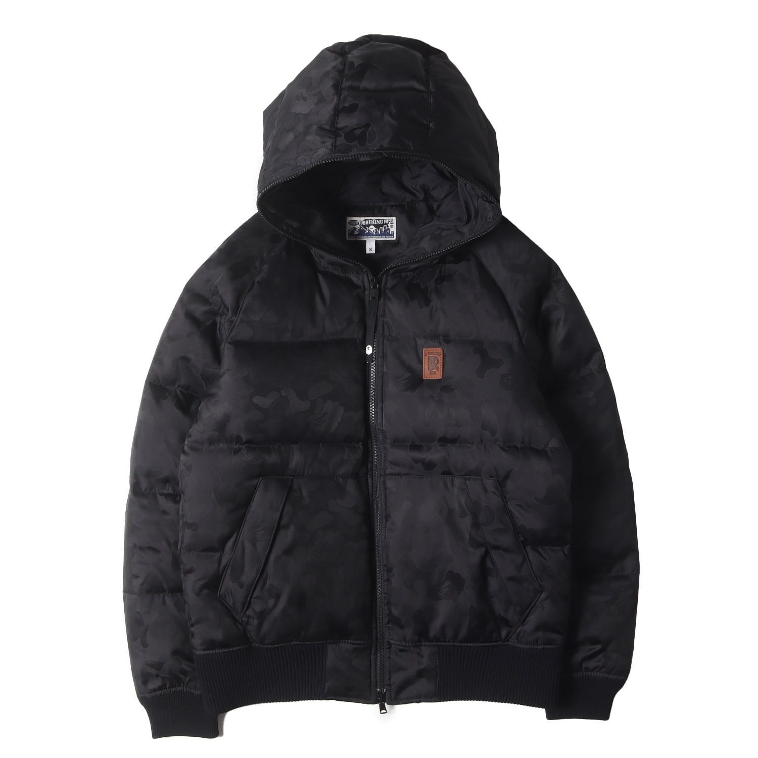 A BATHING APE ア ベイシング エイプ ジャケット ブラック 黒 サイズ:S