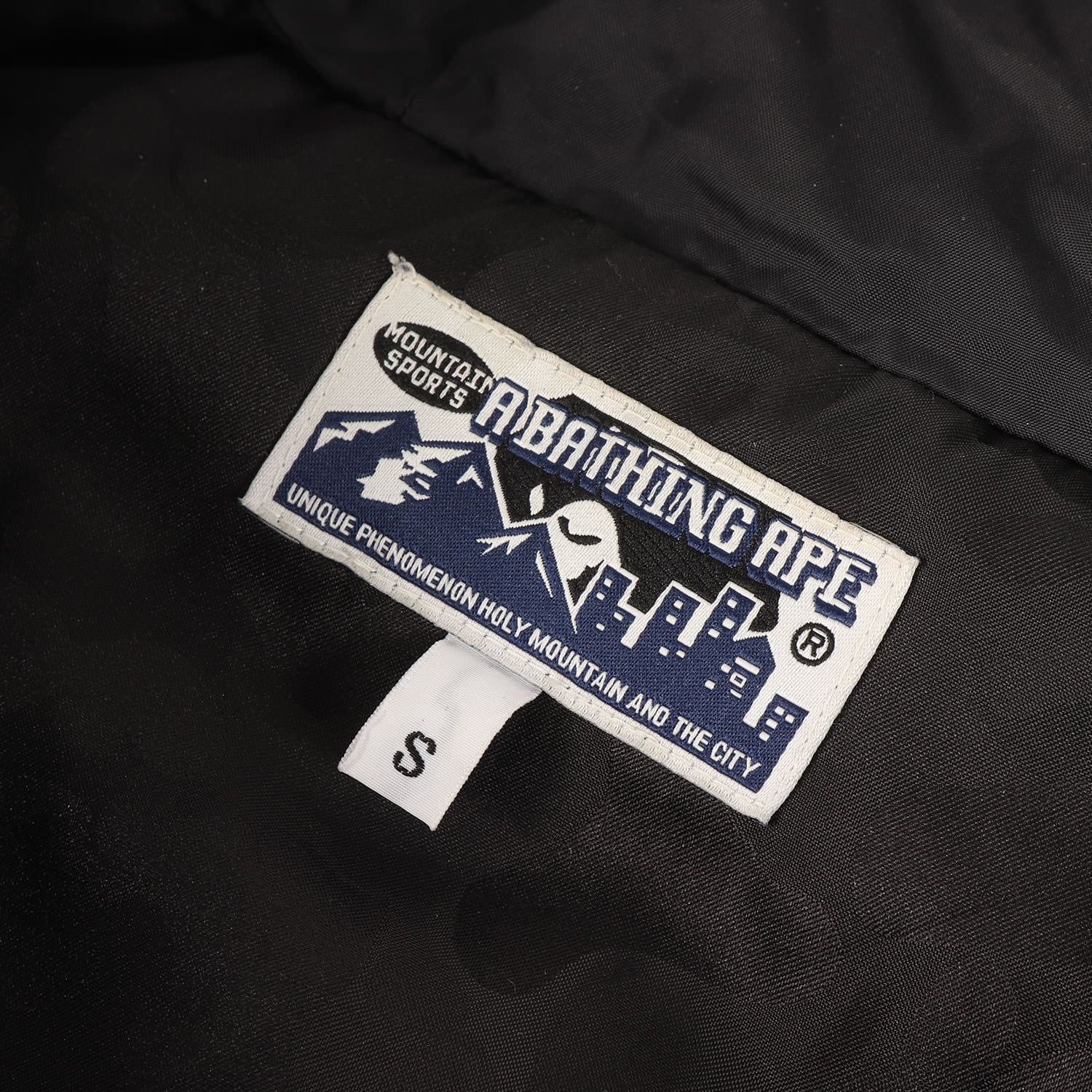 A BATHING APE ア ベイシング エイプ ジャケット ブラック 黒 サイズ:S