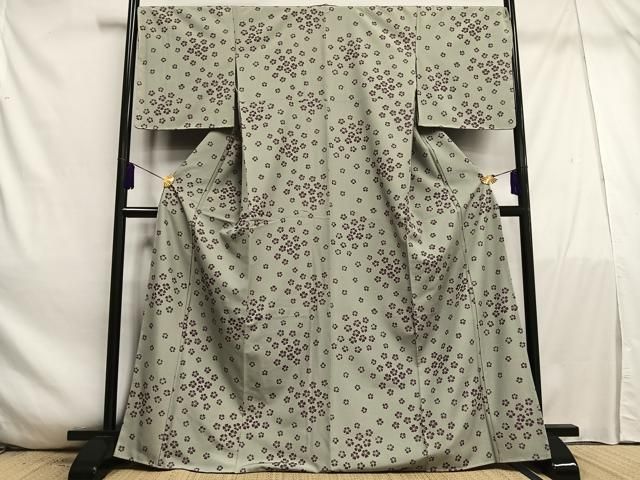 平和屋着物□小紋 舞花文 やまと誂製 洗える着物 未使用 AABE3264oa