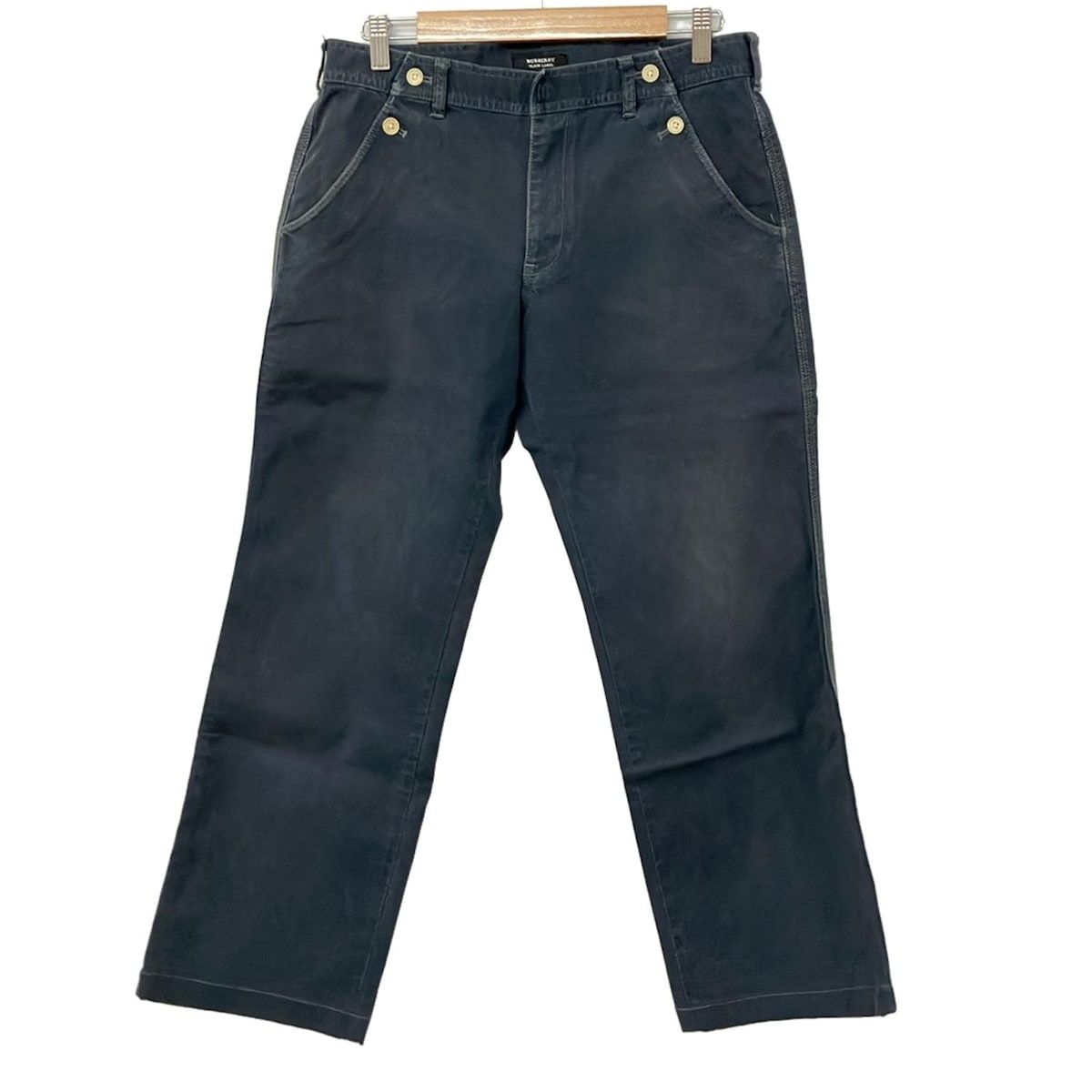 BURBERRY BLACK LABEL チェック デニムパンツ メンズ BURBERRY BLACK 