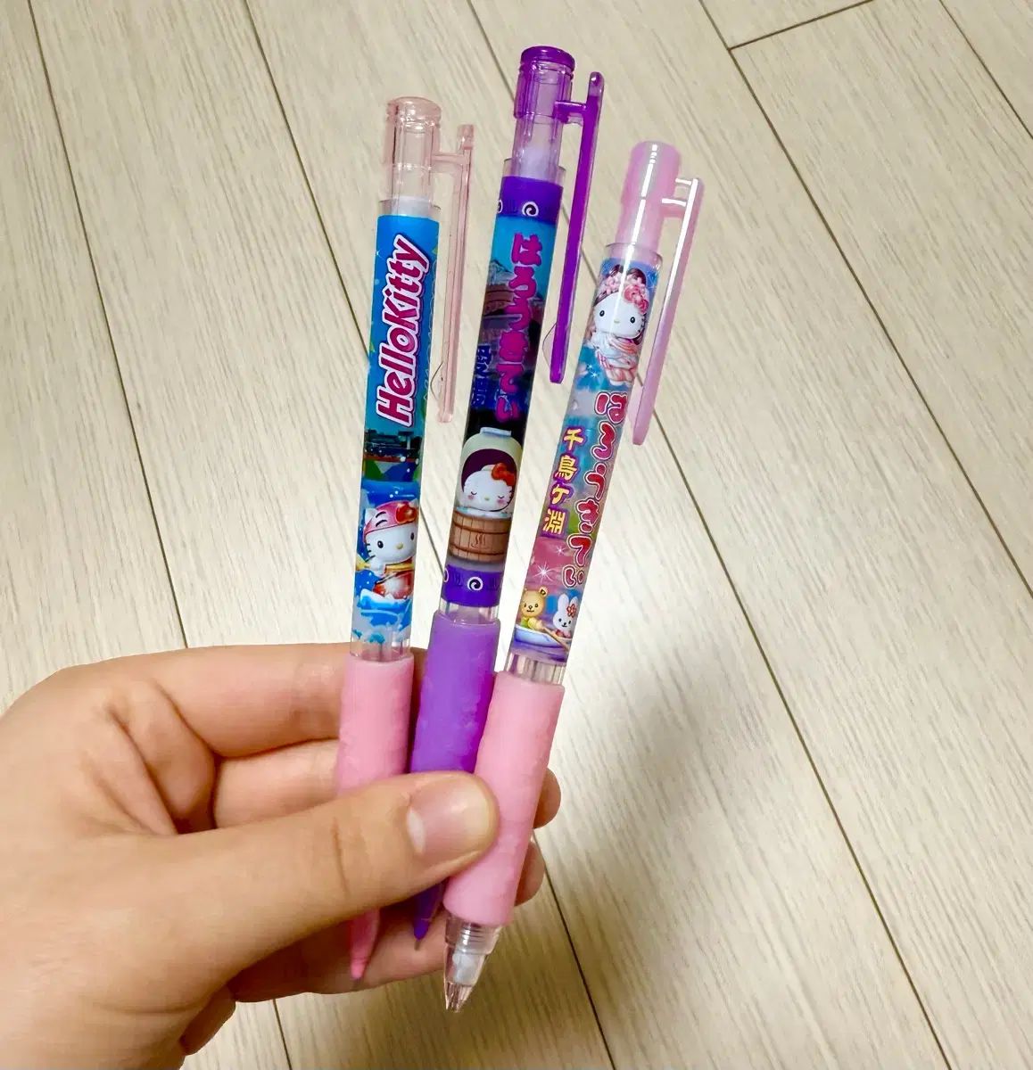 ハローキティ シャープペンシル 3本セット/レトロキティー/ハロー