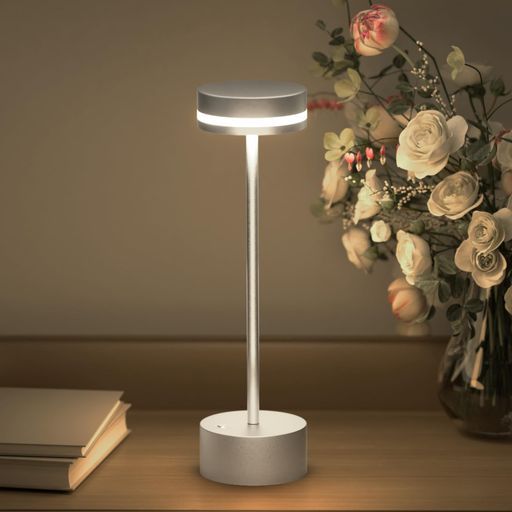 LUTWテーブルランプコードレス3600mAh3色切替・無段階調光メモリー機能