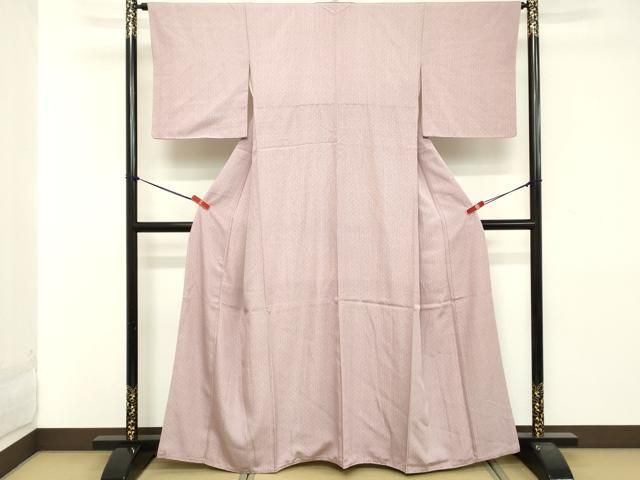 平和屋着物□江戸小紋 幾何学文様 三越扱い 正絹 逸品 DABA5208cd