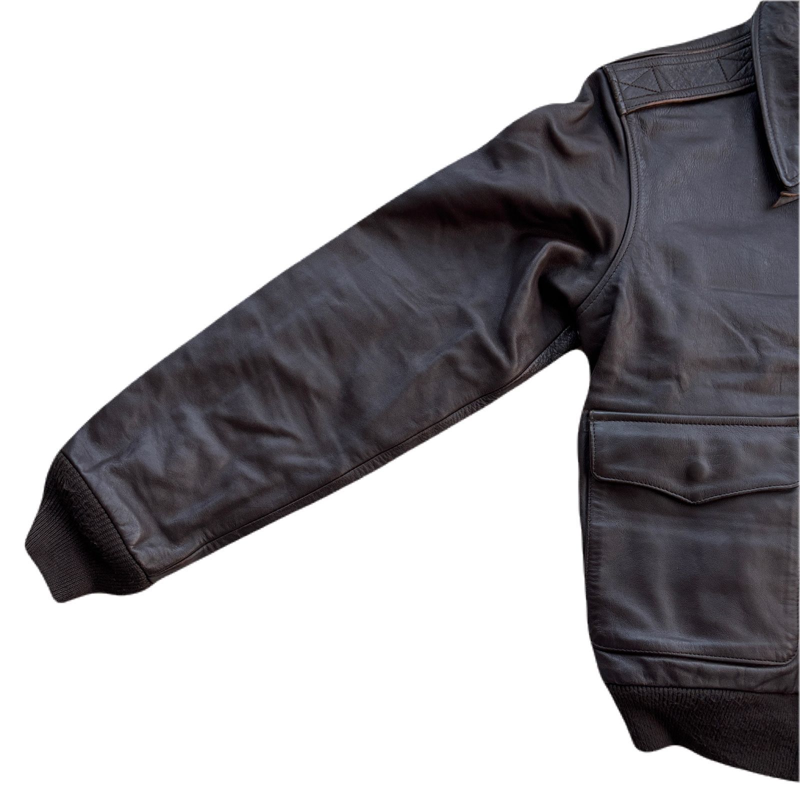 中田商店 NAKATA SHOTEN A-2 レザーフライトジャケット - メルカリ