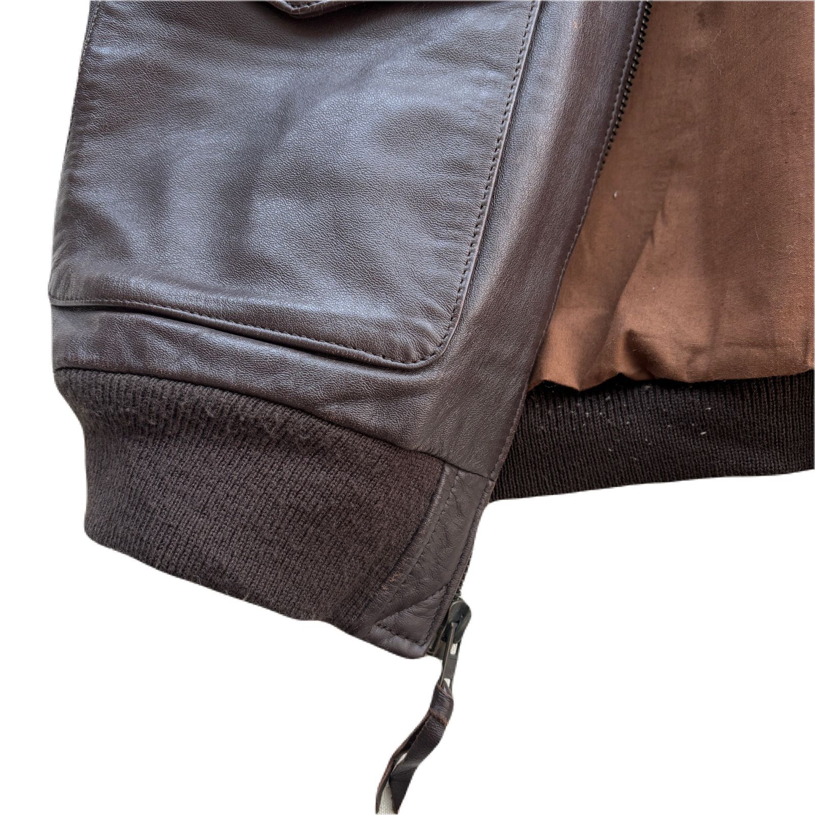 中田商店 NAKATA SHOTEN A-2 レザーフライトジャケット - メルカリ