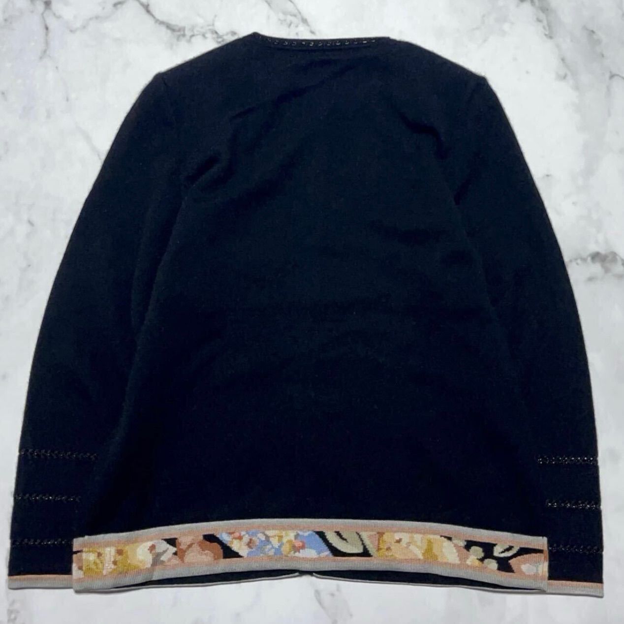 レオナール ファッション LEONARD FASHION 花柄 フラワー カシミヤ