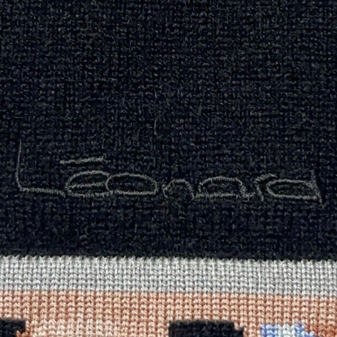 レオナール ファッション LEONARD FASHION 花柄 フラワー カシミヤ