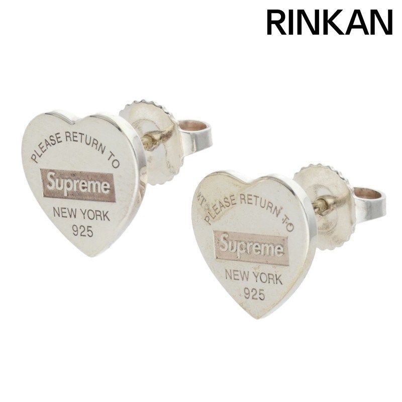 ティファニー　シュプリーム　リターントゥハート　ピアス　片耳用 シュプリーム ×ティファニー TIFFANY&Co. リターン トゥ ハートタグ