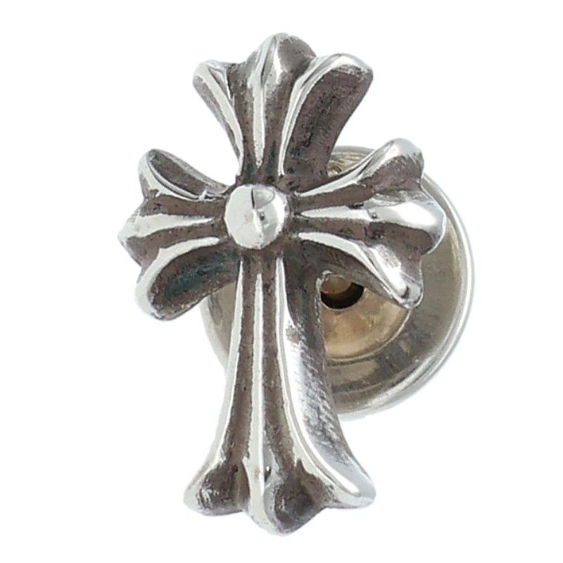 クロムハーツ CH CRSS 2 FAT/CHクロスファットスタッド シルバーピアス