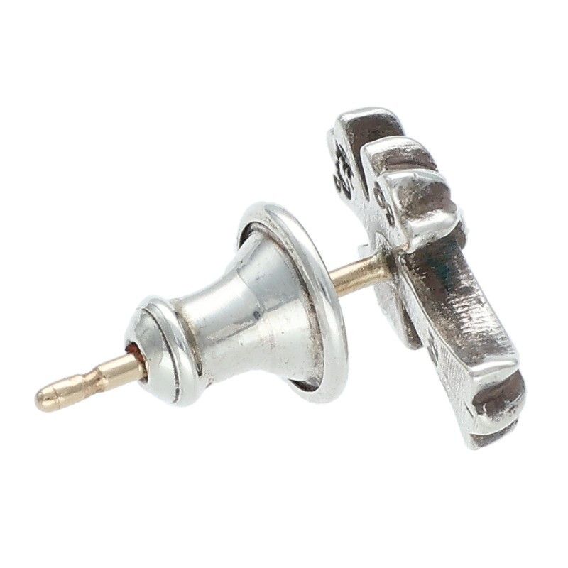 クロムハーツ CH CRSS 2 FAT/CHクロスファットスタッド シルバーピアス