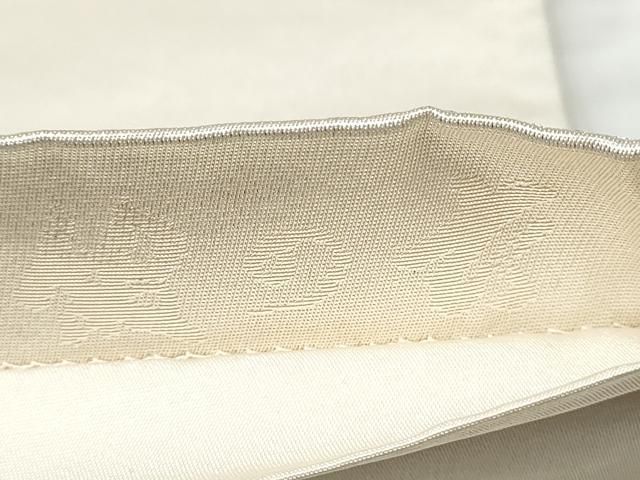 平和屋着物●西洞院辻が花　大脇一心　太鼓柄袋帯　銀糸　正絹　逸品　CABB9212hy 平和屋着物○西洞院辻が花 大脇一心 太鼓柄袋帯 銀糸 正絹 逸品