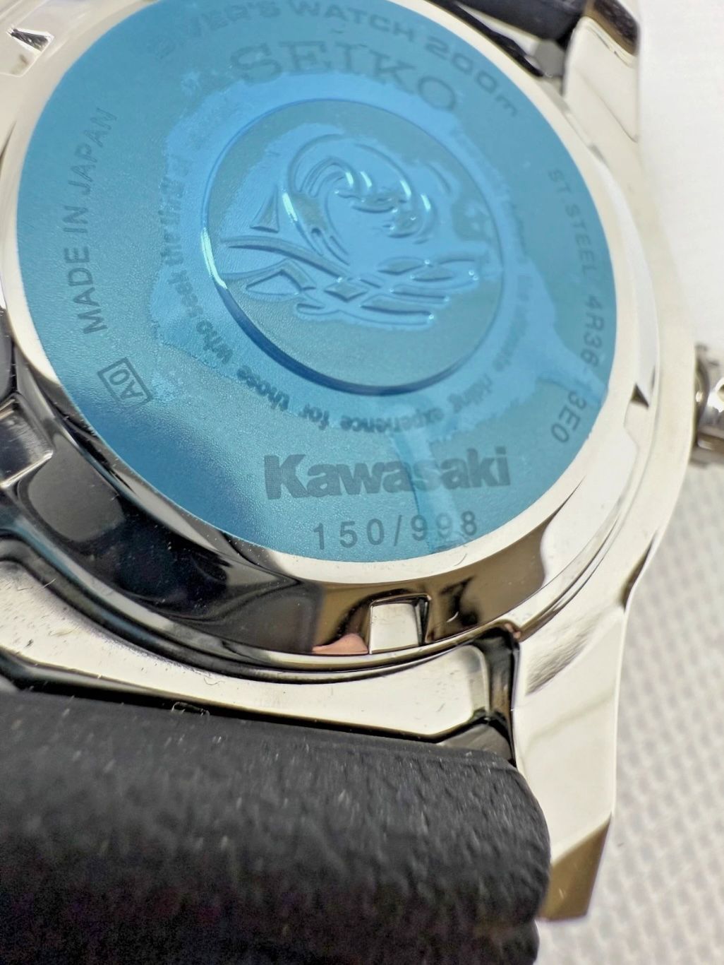 未使用・998本限定】SEIKO × Kawasaki Ninja ZX-10R 4R36-13E0 自動巻