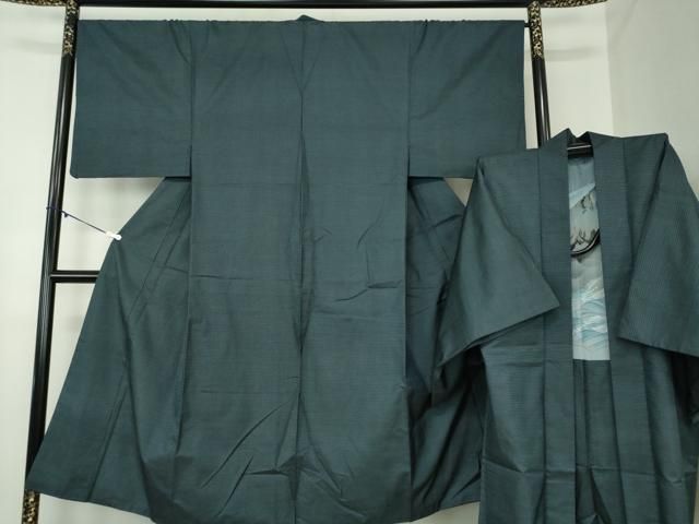 アンサンブル 本場大島紬 100亀甲 長羽織 総詰め 男性 逸品 平和屋着物