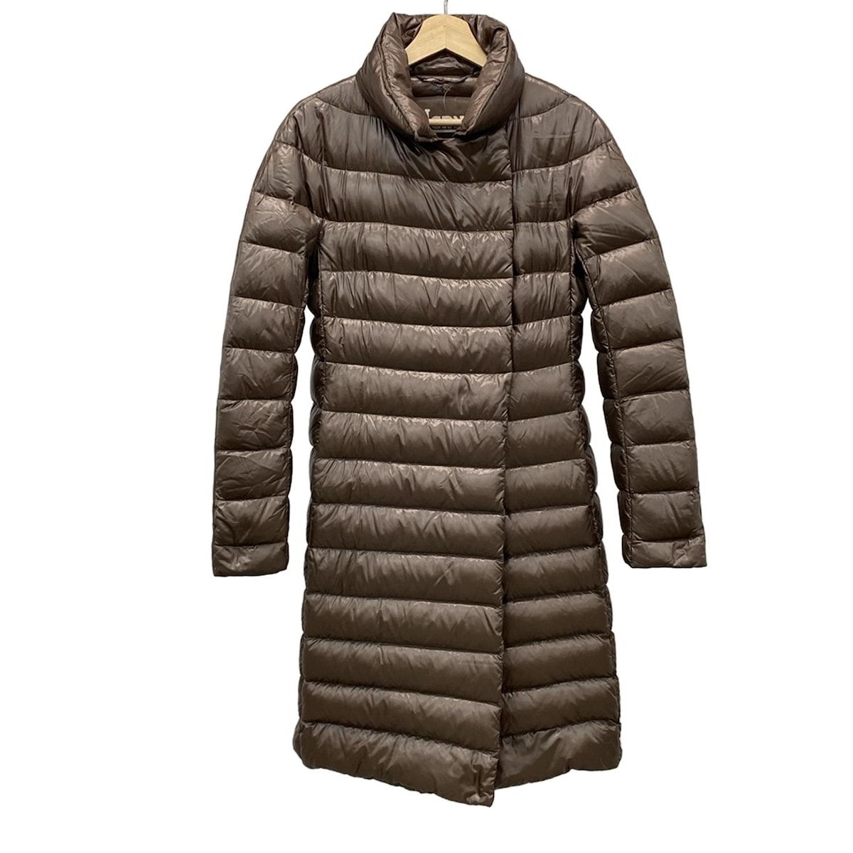 HERNO(ヘルノ) ダウンコート サイズ42 M レディース - ダークブラウン