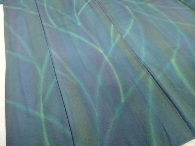 平和屋着物○染色作家 斉藤三才 小紋 枝尽くし 正絹 逸品 AABE9208ck