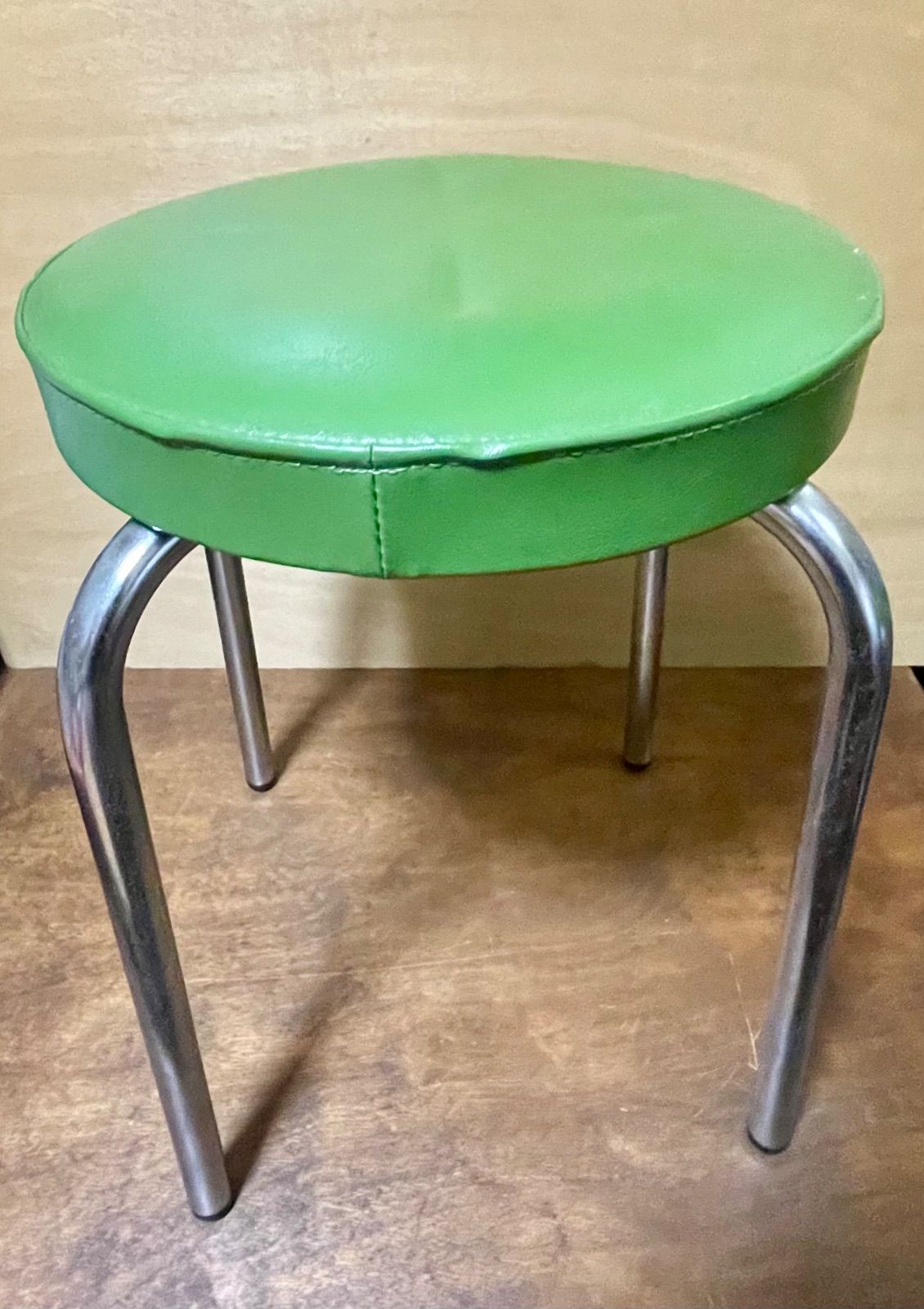 スツール 椅子 レトロ 昭和レトロ レトロポップ グリーン 2個セット