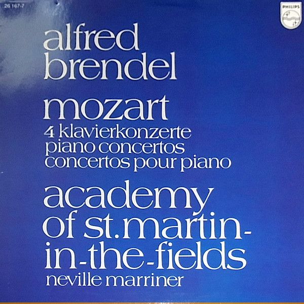 独2discs LP Alfred Brendel, Wolfgang Amade 4 Klavierkonzerte