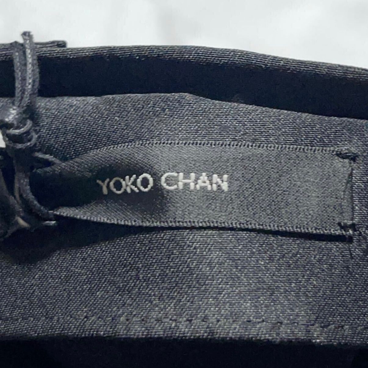 未使用品 YOKO CHAN ヨーコチャン ブラック 黒 黒色 ポリエステル ハイ