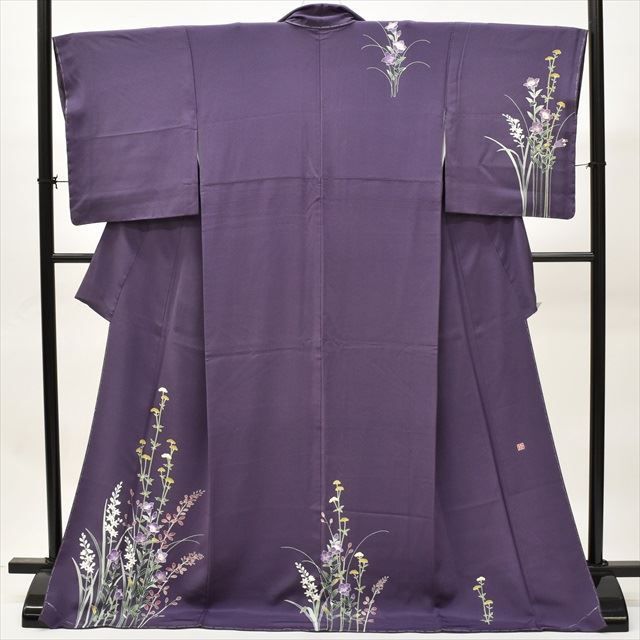 中古】 付下げ訪問着 正絹 リサイクル着物 未使用品 仕立て上がり 加賀