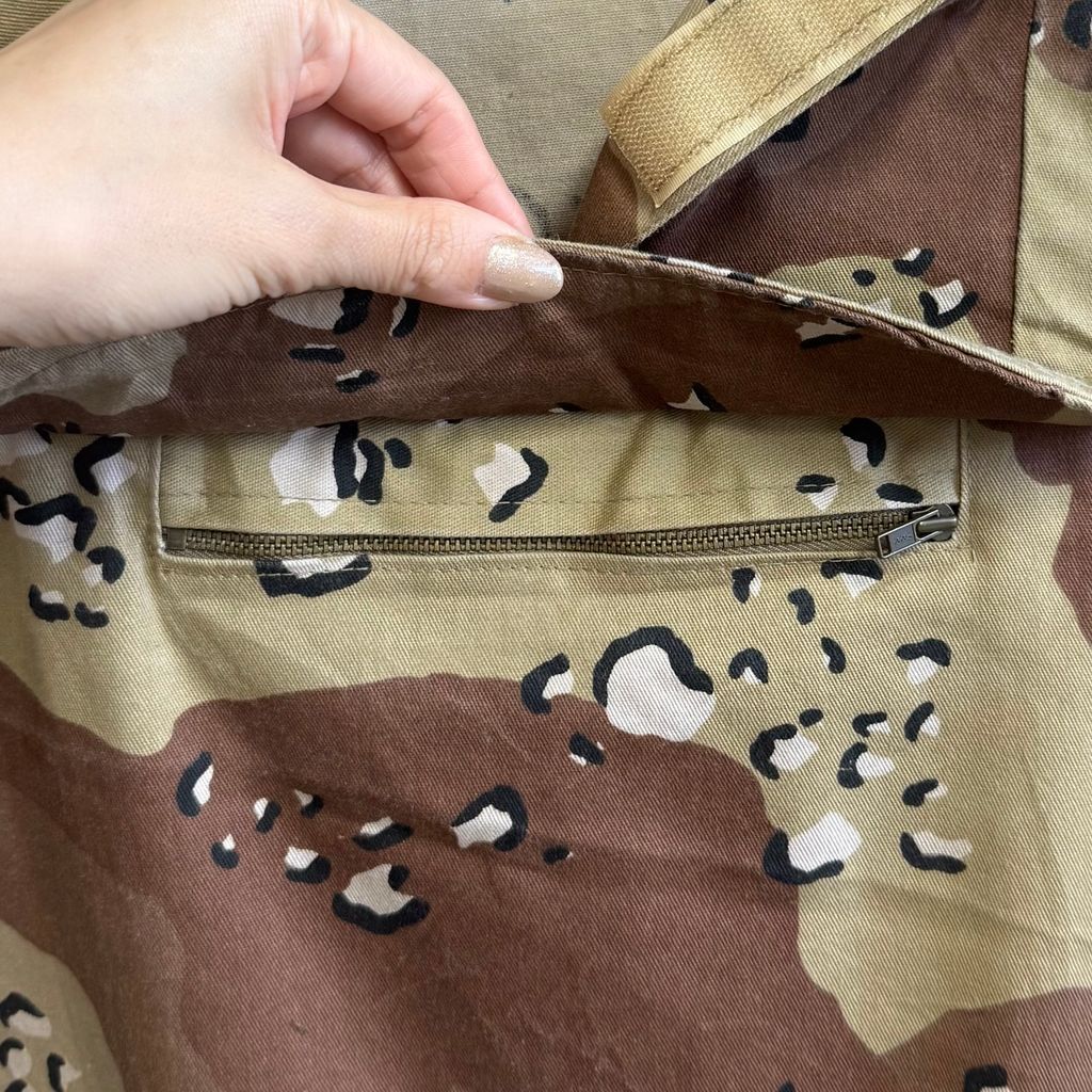 USA製 BDU アノラックパーカー チョコチップカモ カモフラ 迷彩柄 多色