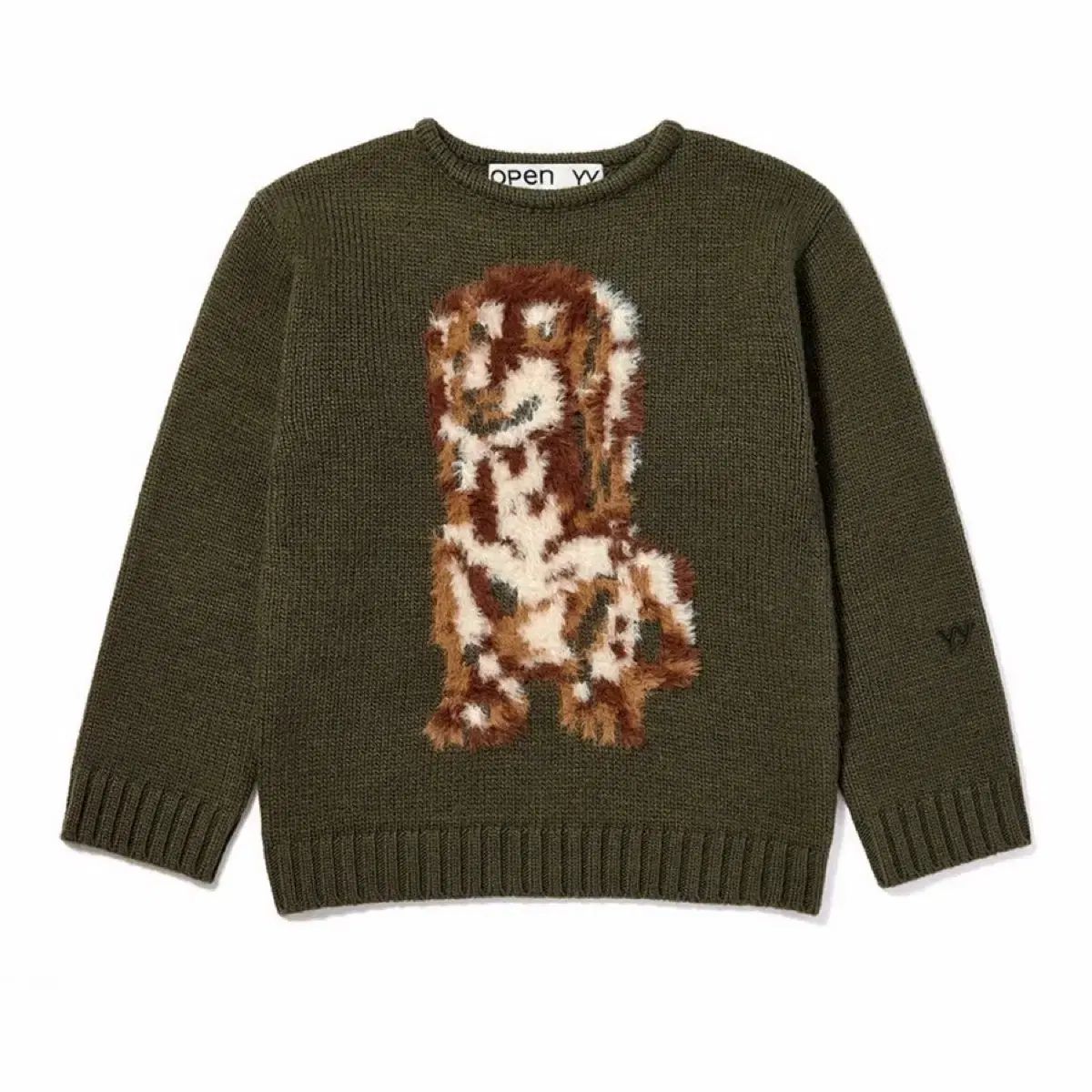 OPEN YY オープンワイワイ ニット オープンワイワイ ニット open yy jacquard dog sweater - メルカリ
