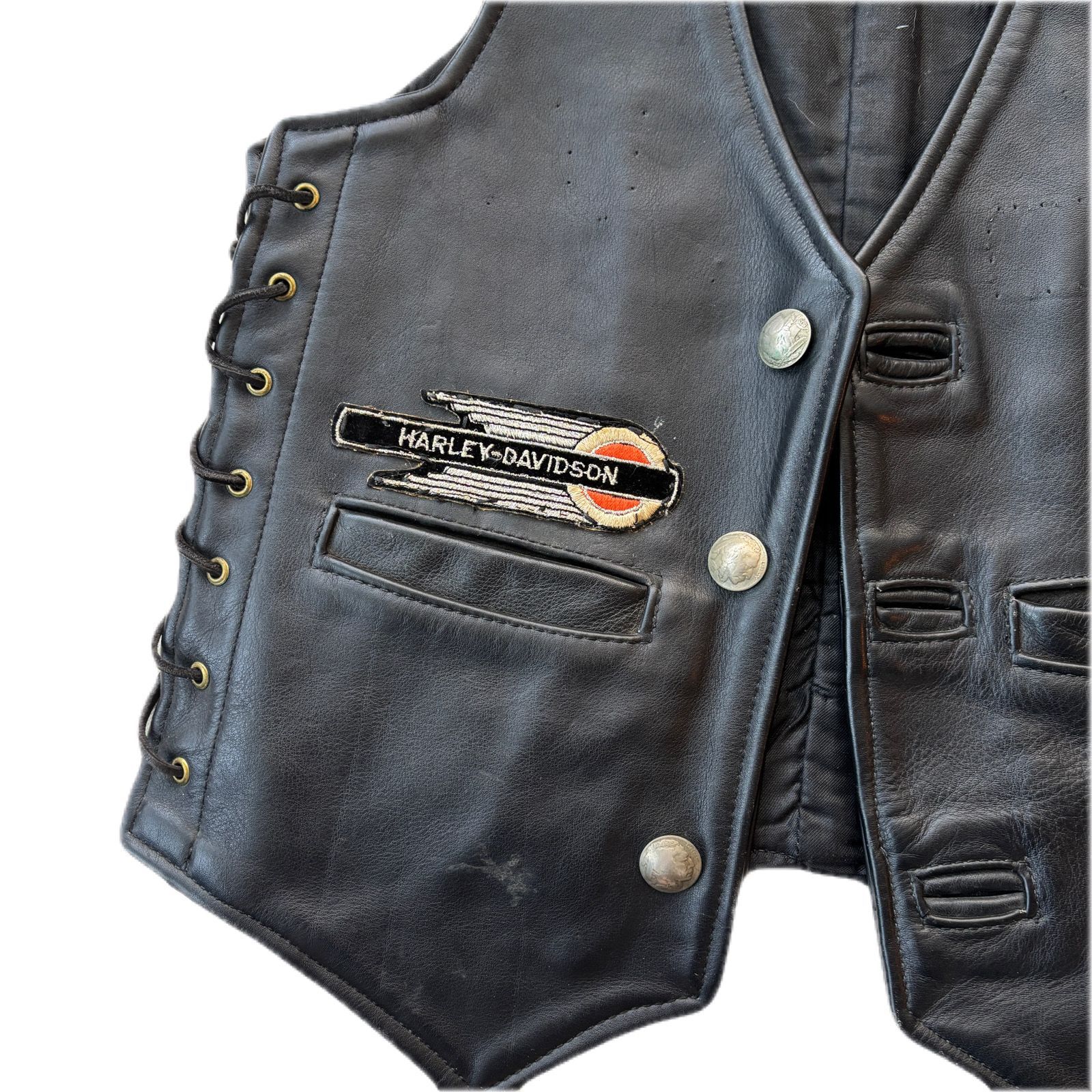 VANSON Leathers USA　革ベスト　36　バンソン　レザーベスト 楽天市場】バンソン Vanson レザーベスト“Zippered Vest with lace-up