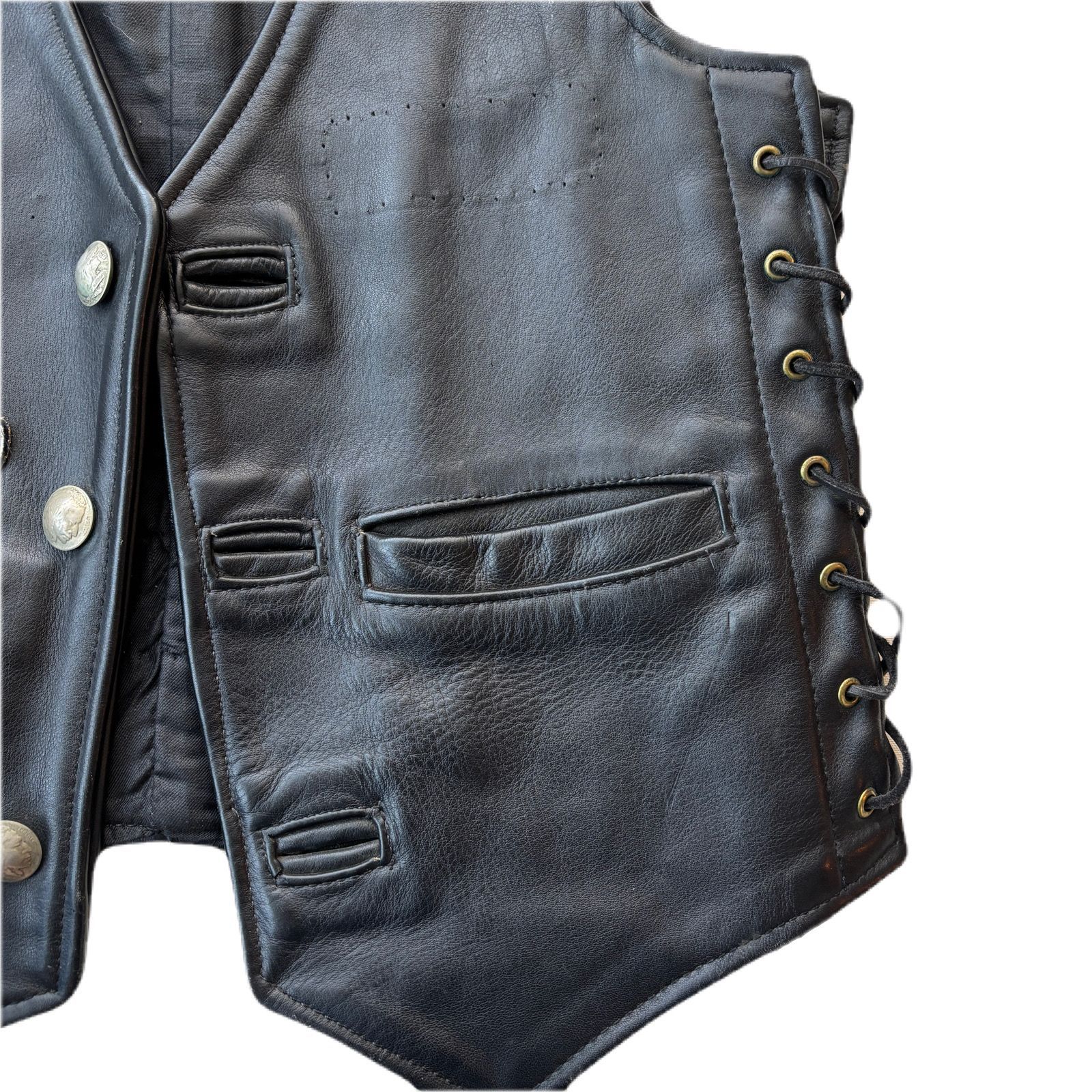 Vanson Leathers バンソンレザーズ レザーベスト ブラック36 Vanson ブラックレザー ベスト 36 楽天市場】バンソン Vanson レザー
