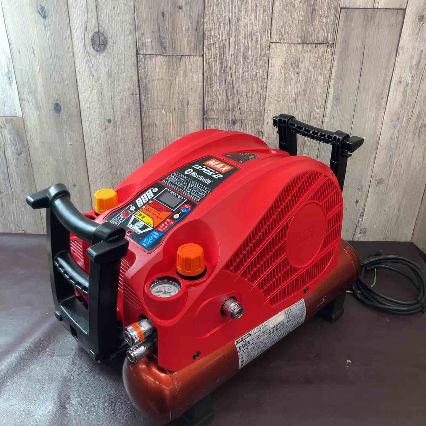 中古品】マックス(MAX) エアコンプレッサー AK-HL1270E2_レッド 高圧