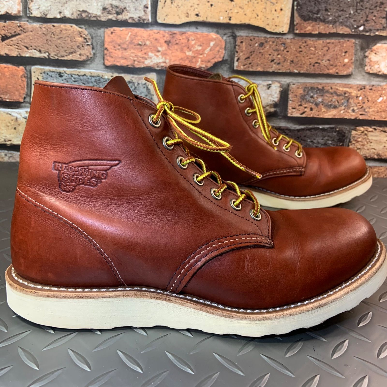 ☆REDWING 9105 ラウンドトゥワークブーツ 2010～2011年製 US8D JP26