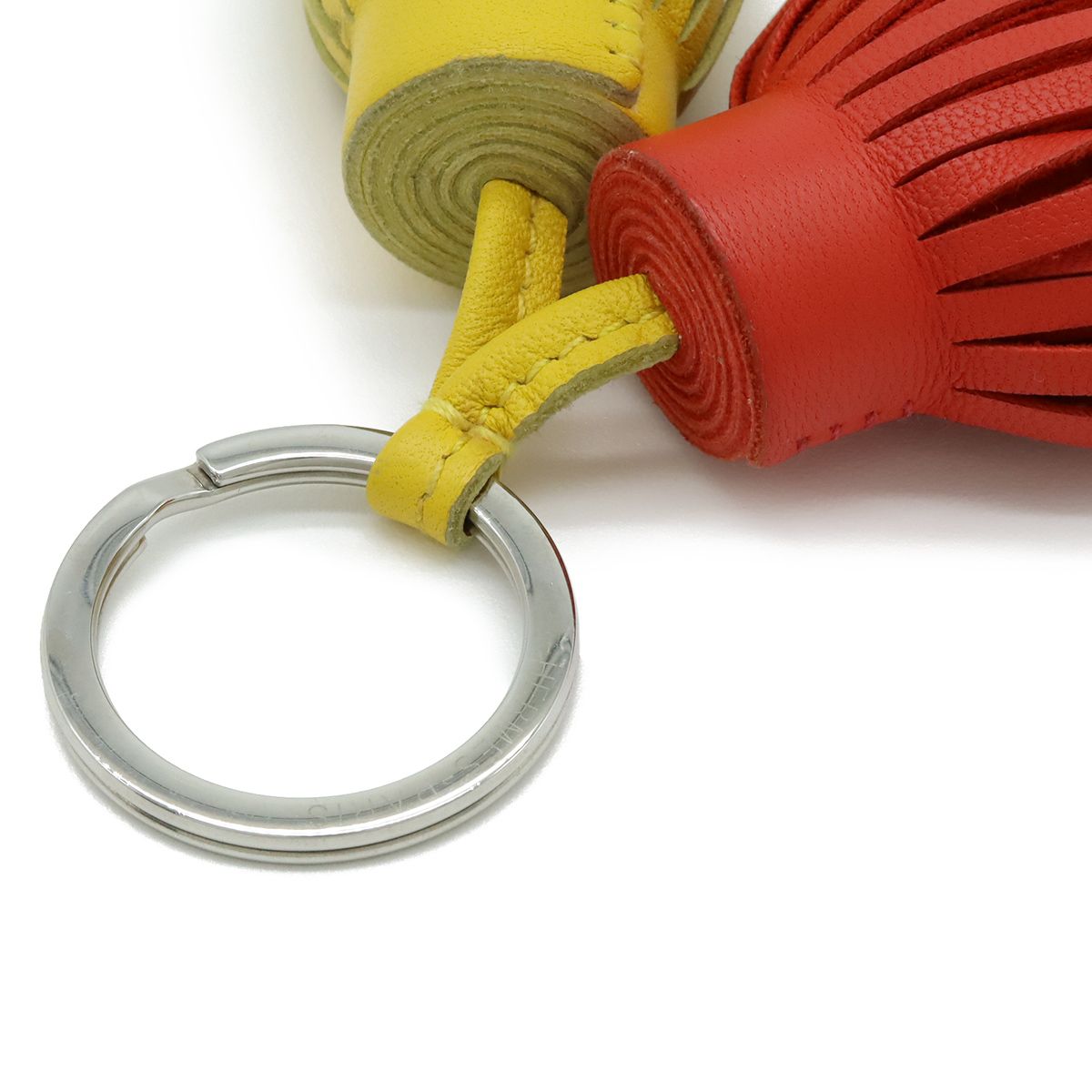 HERMES エルメス カルメン ウノドス キーリング キーホルダー フリンジ