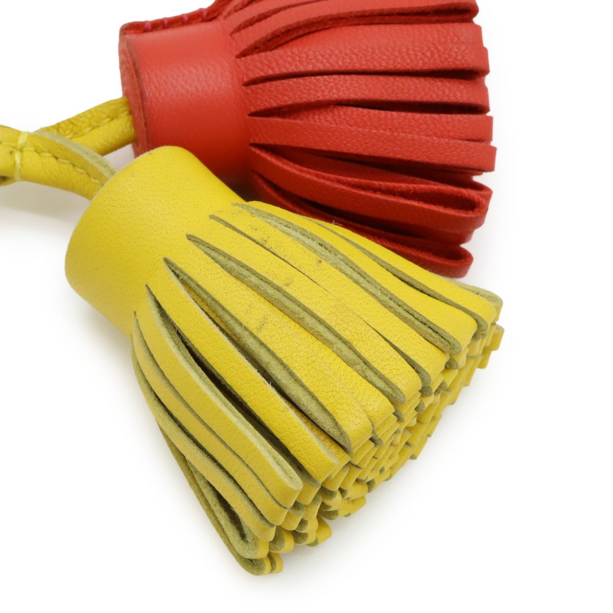 エルメス HERMES チャーム カルメン ウノドス キーホルダー タッセル HERMES エルメス カルメン ウノドス キーリング キーホルダー フリンジ