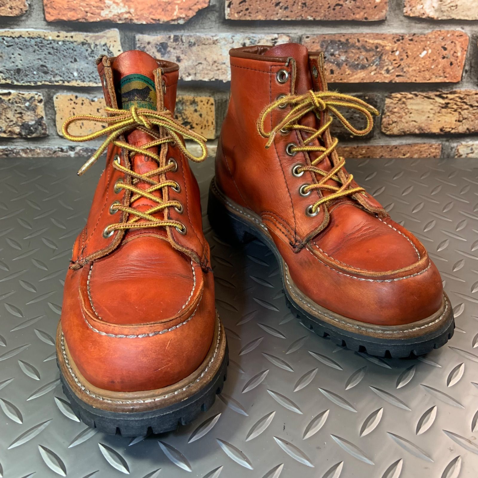 ☆REDWING 8175 半円犬タグ VINTAGE 1994年製 US5E 23㎝ レッド