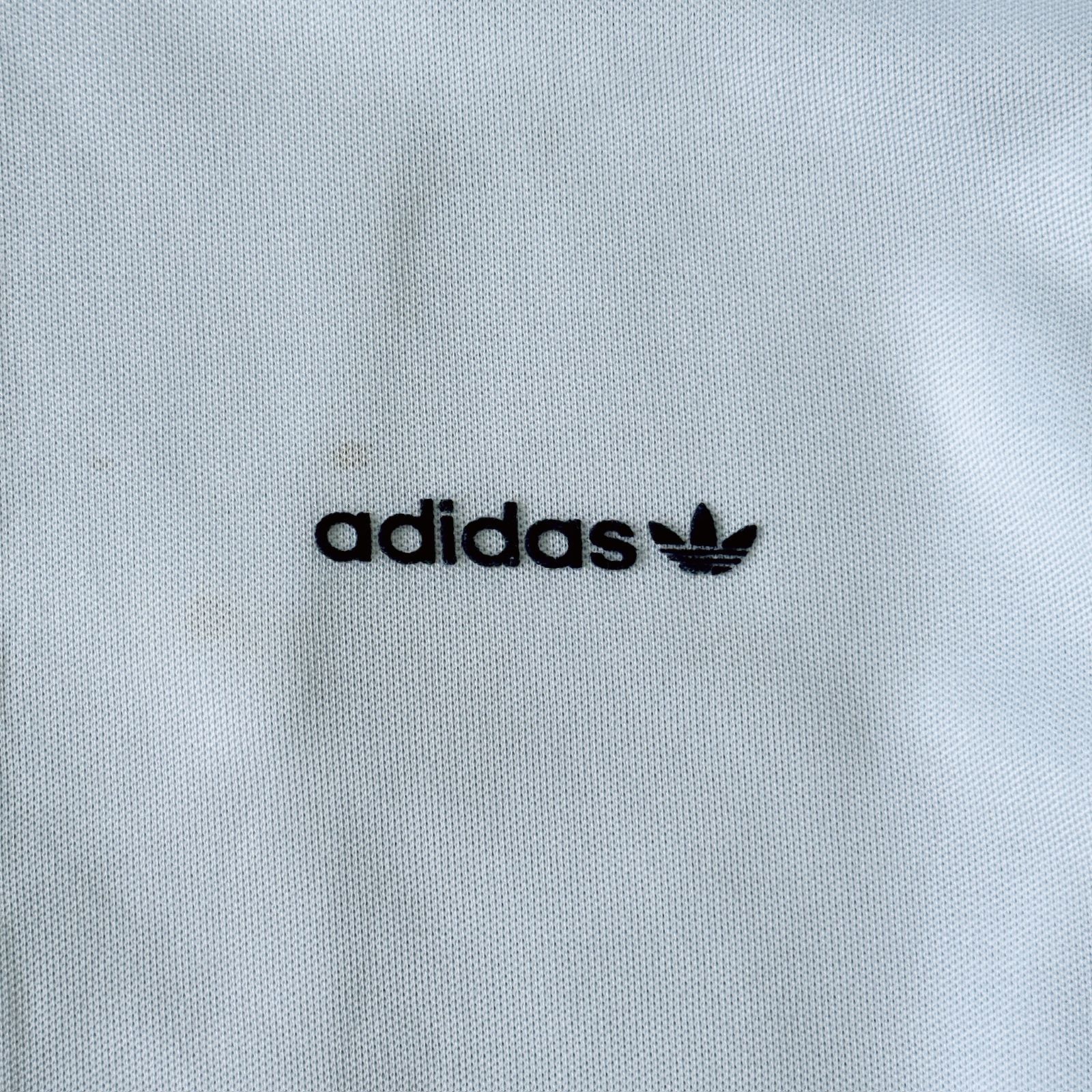 00s old adidas トラックジャケット L ホワイト×ネイビー ジャージ