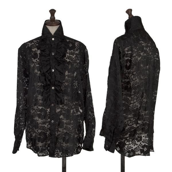 【希少】JUNYA WATANABE コムデギャルソン ブラウス レース フリル ジュンヤワタナベ コムデギャルソンJUNYA WATANABE COMME des GARCONS