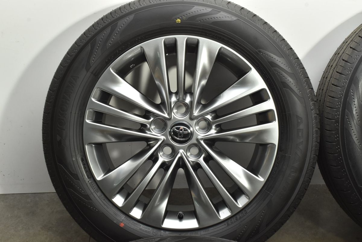 S*C様 美品40アルファード7J+40 PCD120ヨコハマアドバン225/6 2025年製 新車外し品】トヨタ 40 アルファード 純正 18in 7J +40