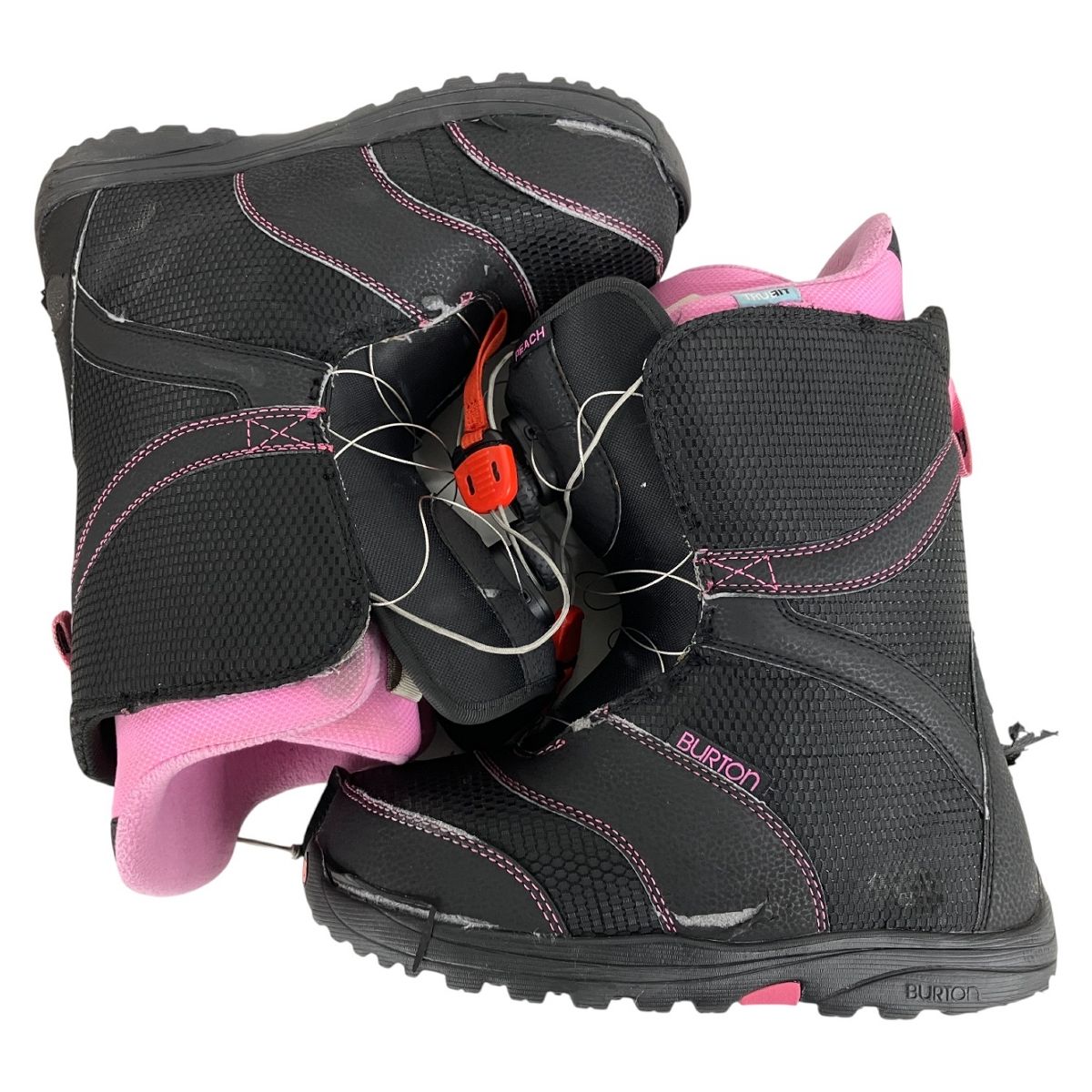BURTON PEACH スノーボードブーツ 女性用 ブラック/ピンク BURTON PEACH BOA レディース 25cm スノーボードブーツ バートン