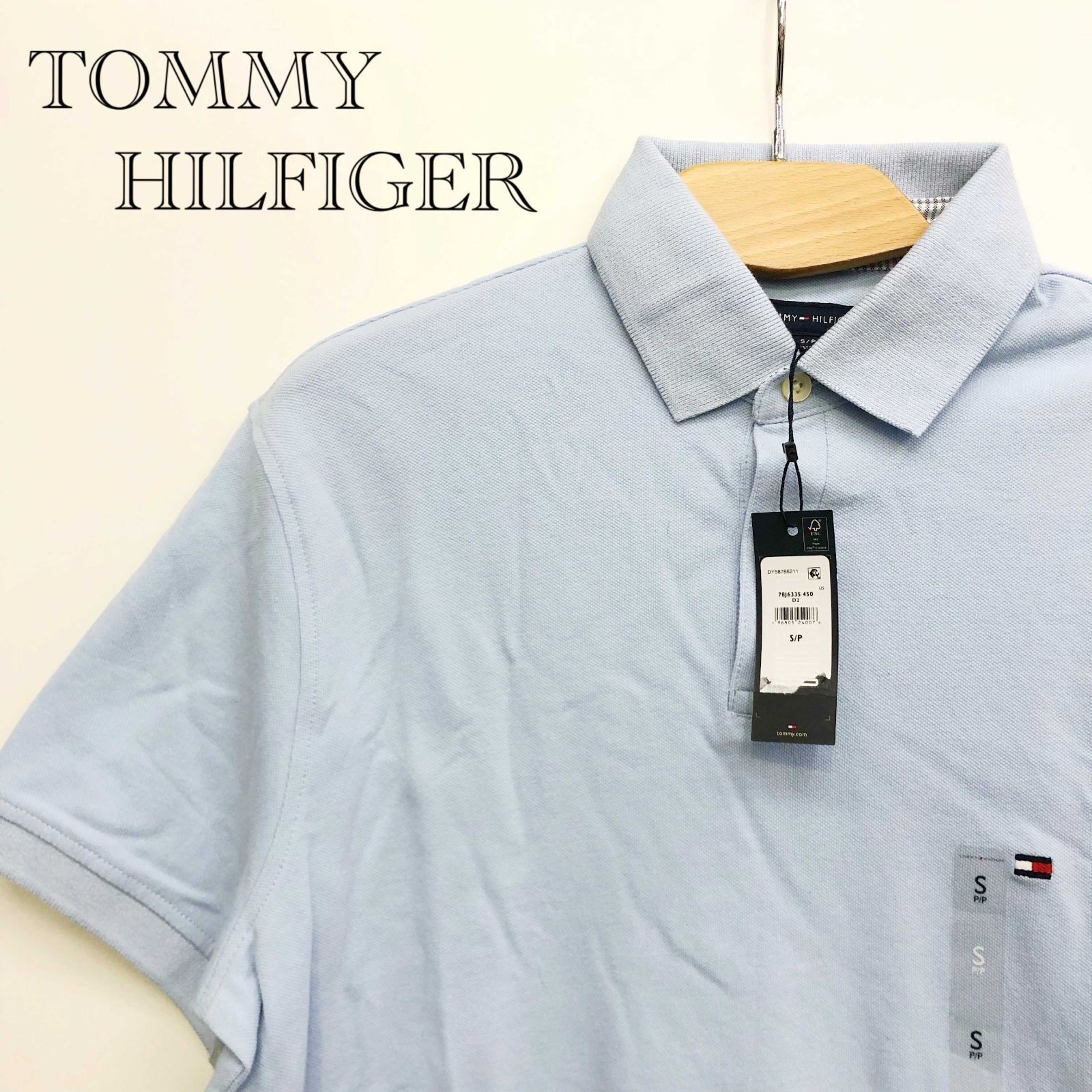 タグ付き TOMMY HILFIGER トミーヒルフィガー ポロシャツ レギュラー 