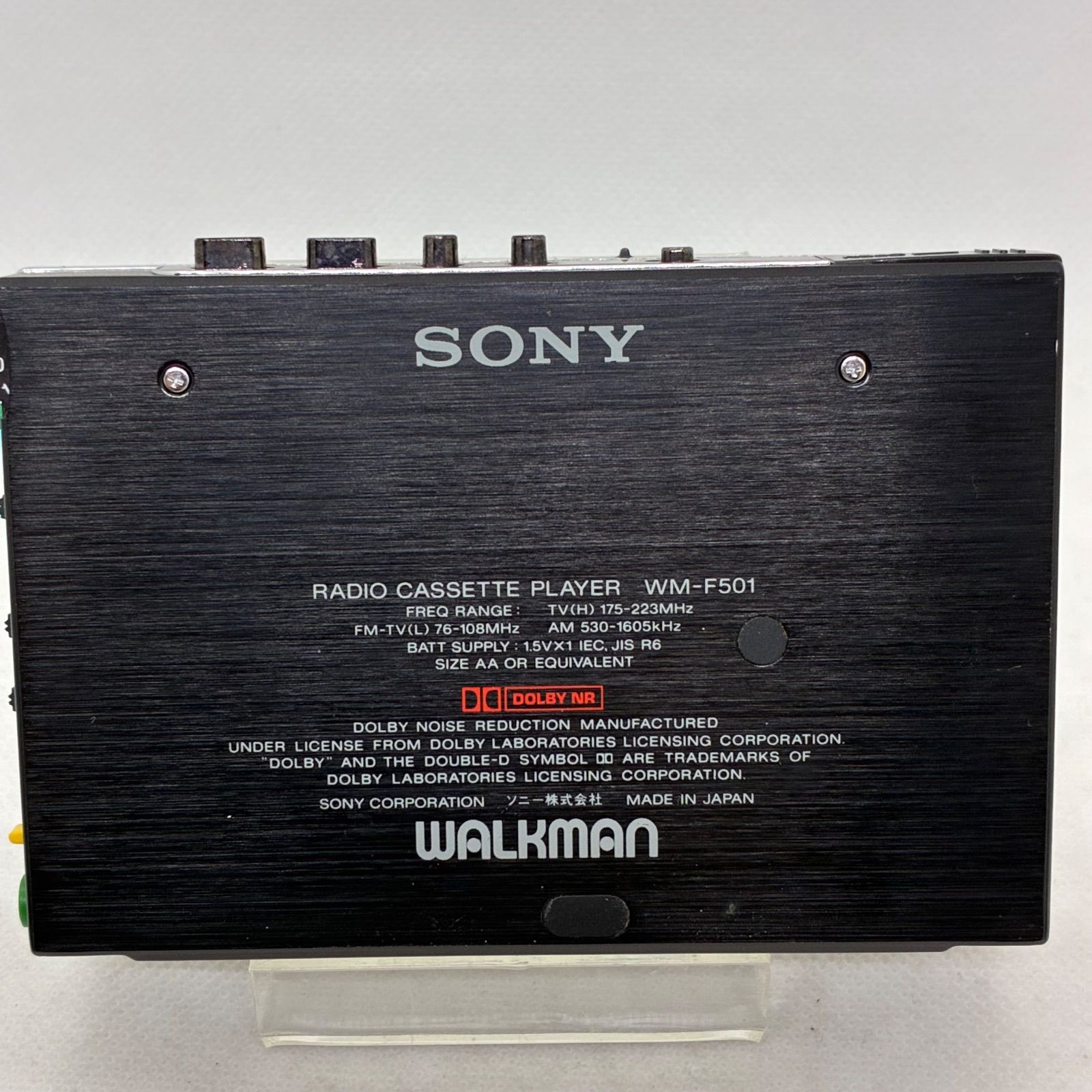 通電ジャンク】SONYソニー WALKMANウォークマン WM-F501カセット