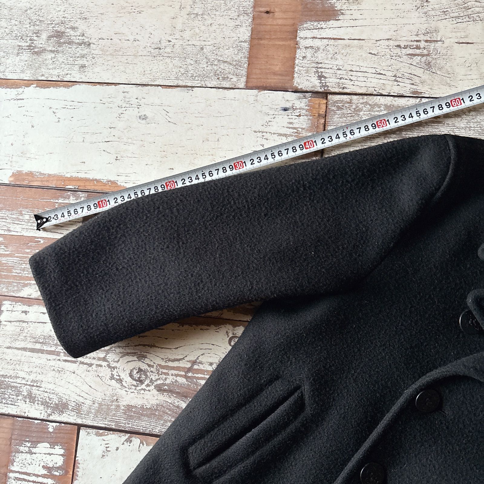 90s McGregor マクレガー Pコート ピーコート ブラック キルティング